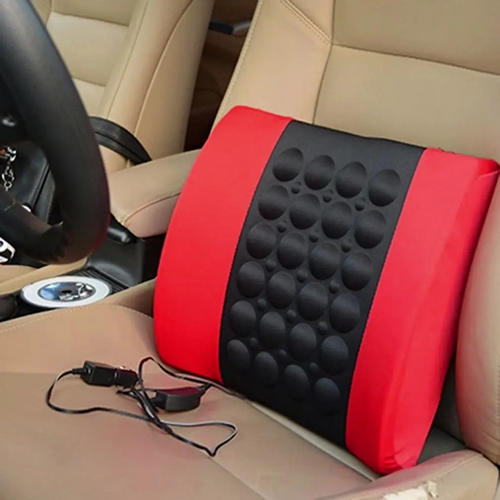 Электрическая массажная подушка для поддержки поясницы 12V Автомобильная заботы