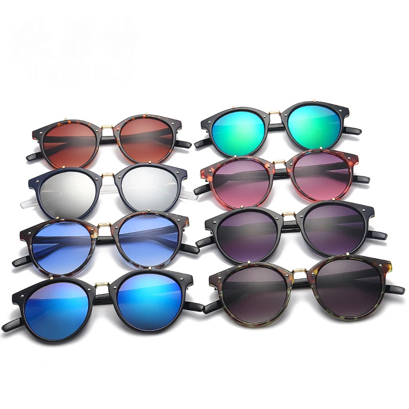 Очки солнцезащитные женские круглые в винтажном стиле с градиентом|round sunglasses
