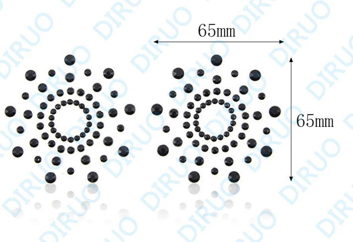 Ювелирные изделия для тела кольцо сосков круглые силиконовые наклейки обложки