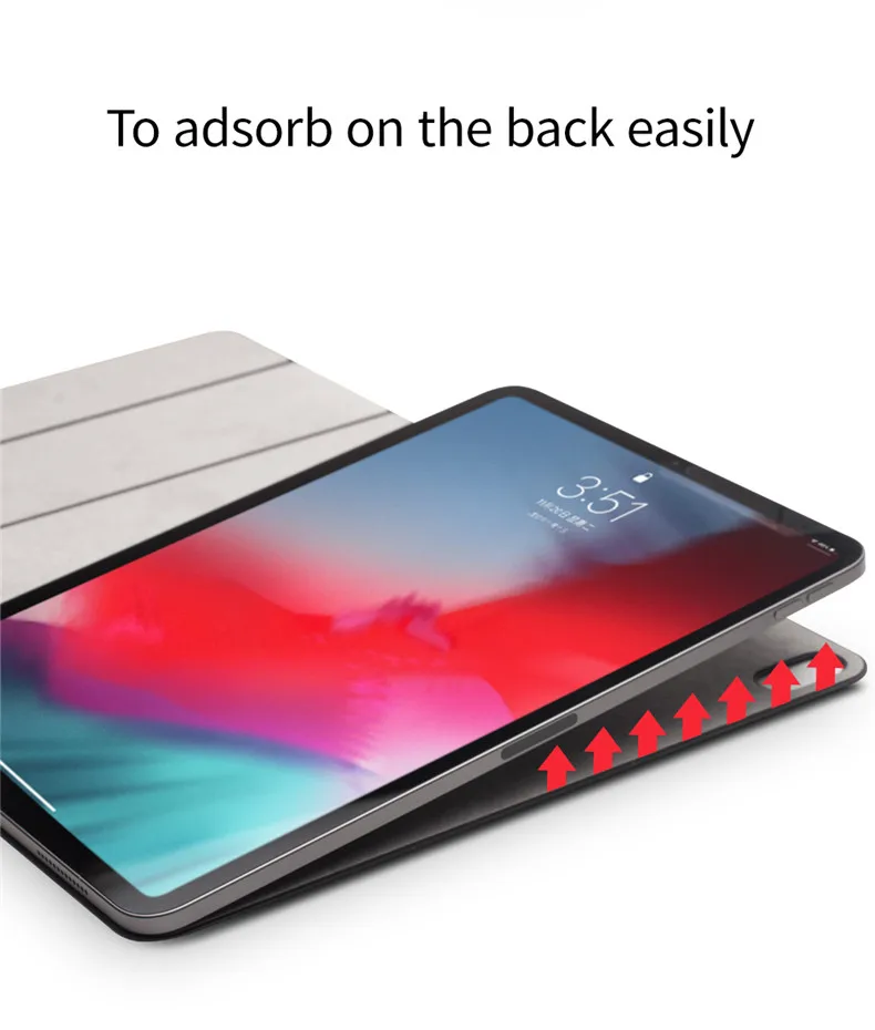 QIALINO ультра тонкий чехол для планшета из натуральной кожи для Apple iPad Pro 12,9 функция пробуждения и сна флип чехол для iPad Pro 11