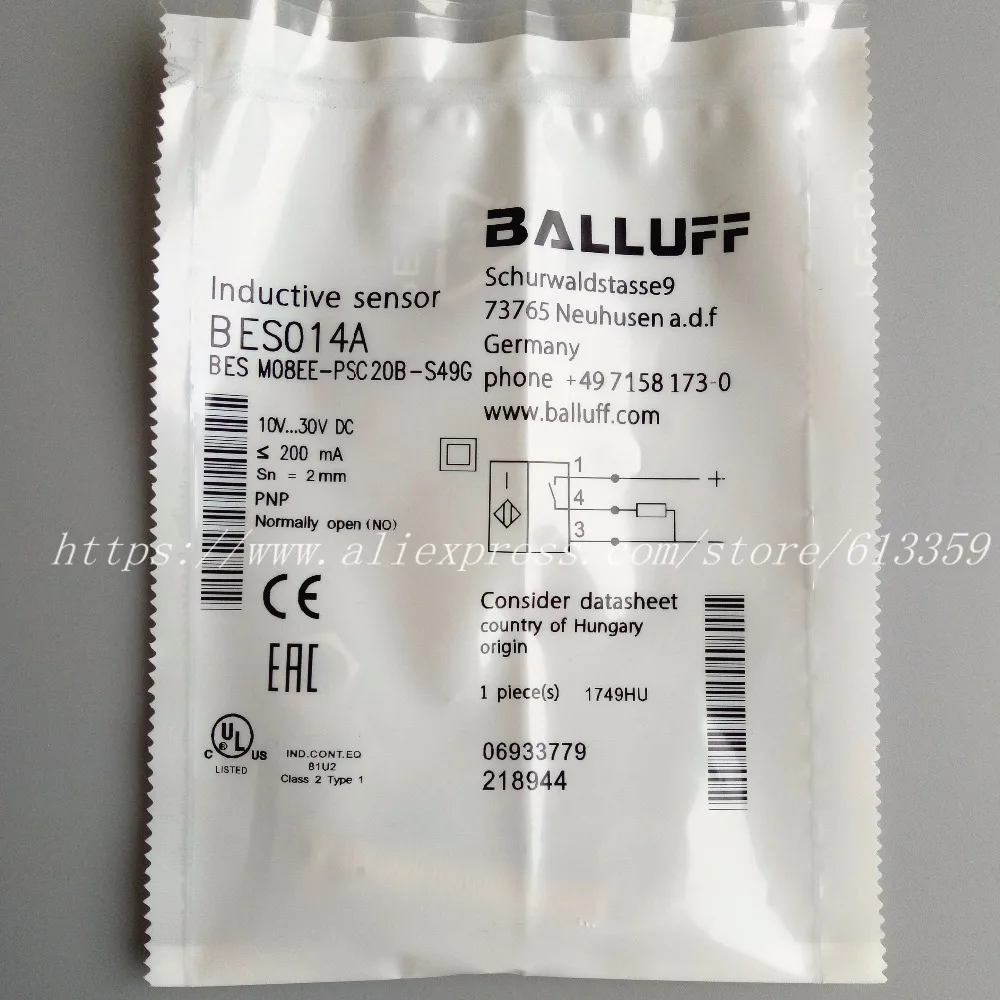 BES M08EE-PSC20B-S49G M08EE-PSC20B-S49G-003 новый высококачественный Бесконтактный переключатель