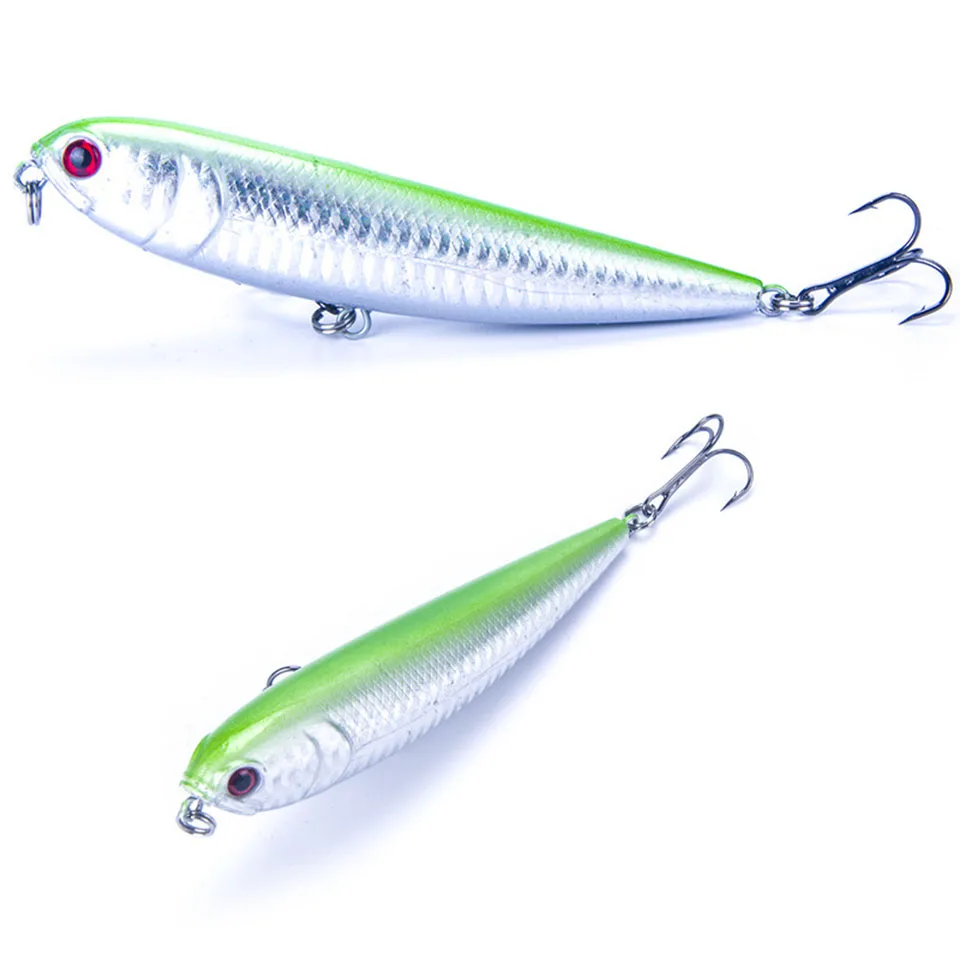 WALK FISH/1 шт., приманка-карандаш для ловли рыбы, 12 см, 22 г, искусственные жесткие приманки-гольян, приманки для ловли нахлыстом, воблеры - Цвет: G