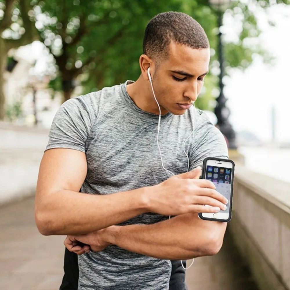 

4.7-6.5inch Quick-release Running Bag Phone Holder Unisex Armband/Wristband Running Belt Cycling Gym Arm Band Bag for iPhone