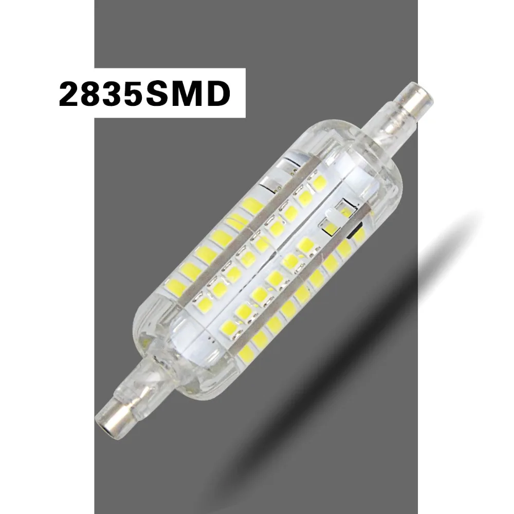 Светодиодные лампы R7s 10 Вт 118 мм 360 градусов 5 78 светодиодные 2835 SMD для замены