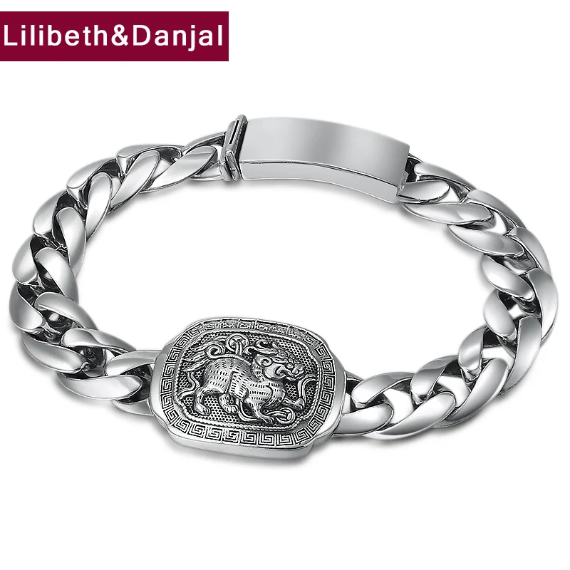 

Buddha Bracelet 100% Real 925 Sterling Silver Women Men Lucky brave troops Bracelet Bangle Jewelry Tom Hope Trendy 2020 Gift B09