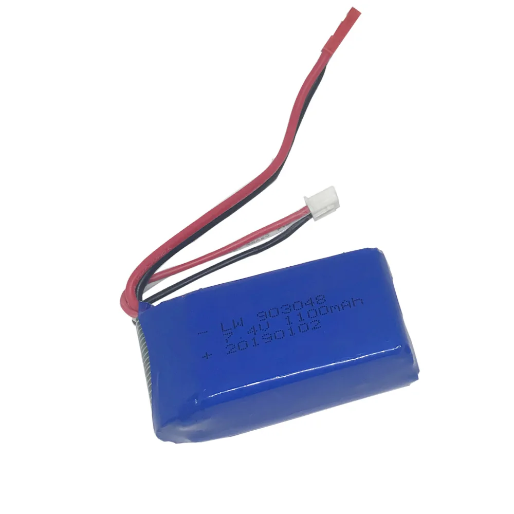 Батарея LiPo Для wltoy 7 4 В 1100 мАч 903048 для WLtoys A949 A959 A969 A979 V912 V913 V353 k929 V262 L959 T23 T55 F45