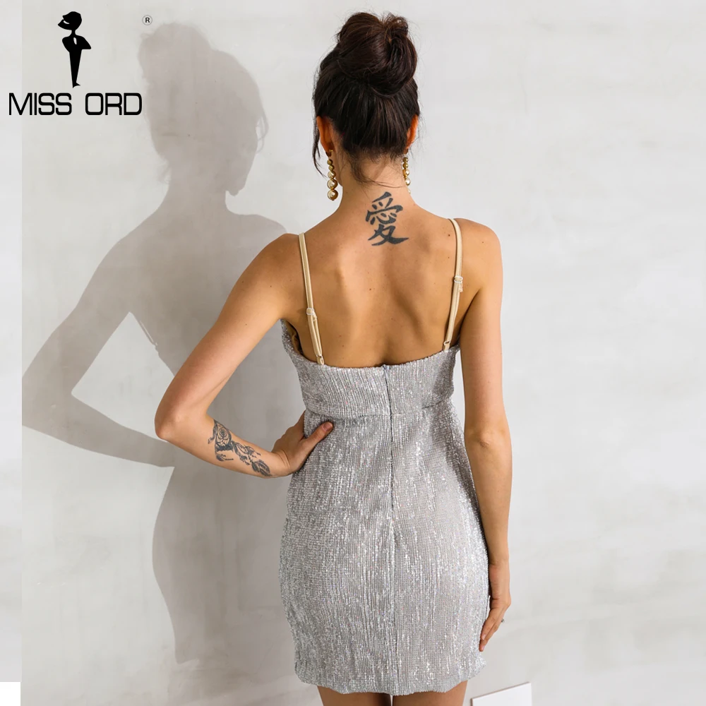 Yesexy 2017 Sexy V шеи жгут с плеча спинки блесток Мини Элегантный DressVR8705|Женские платья| |