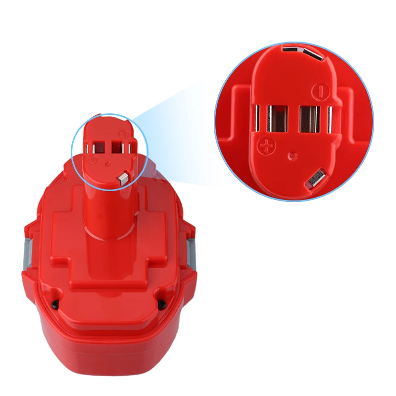 Аккумуляторная батарея FLOUREON 18 в 3000 мАч Ni MH Red для MAKITA SC190DWDE 4334D 5026DA 5026DB 5026DWA 5026DWB
