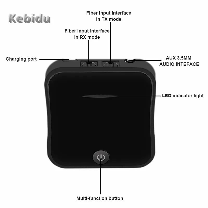 Kebidu Bluetooth 5 0 передатчик ТВ приемник Мини 3 мм беспроводной аудио адаптер цифровой