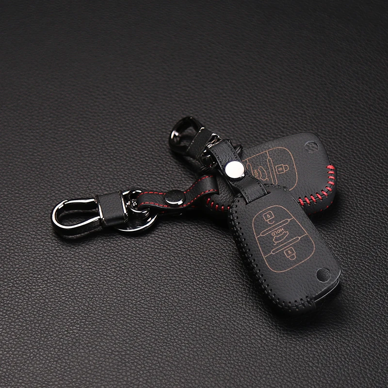 Кожаный держатель для ключей ручной работы высококачественный чехол Kia K3 K5 3
