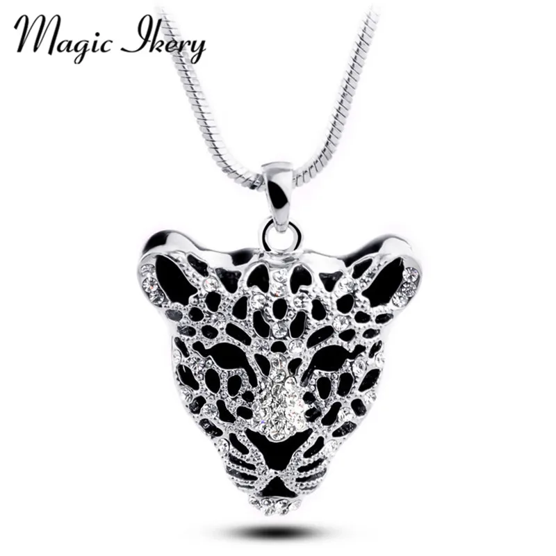 Женские и мужские короткие Колье Magic Ikery цепочка золотого цвета с леопардовым