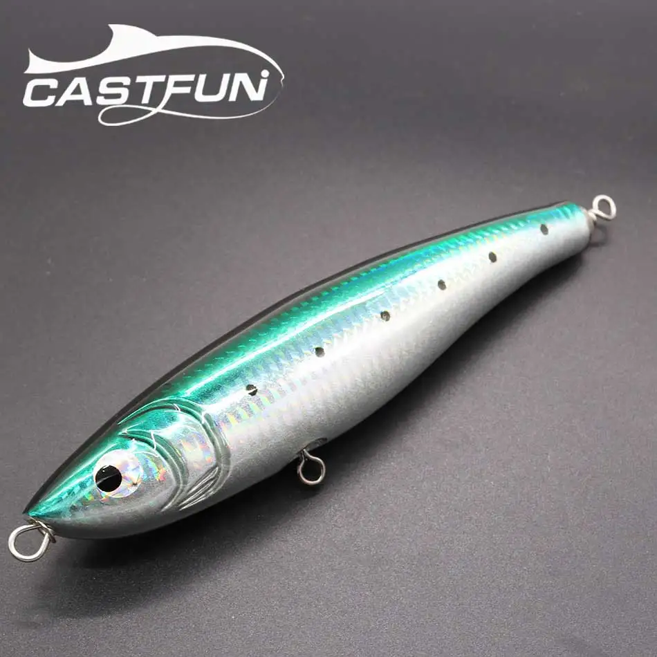 CASTFUN палка приманки Gt приманка жесткая деревянный карандаш Морской Большая