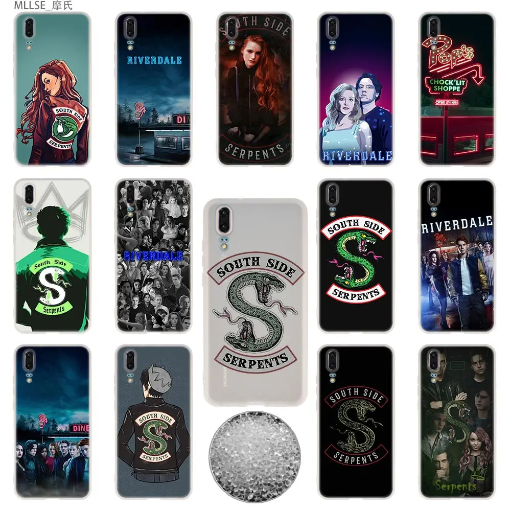 Мягкие чехлы для Huawei P40 P30 P20 Pro P10 Lite E Plus P Smart Z 2020 2019 Riverdale South Side|Бамперы| |
