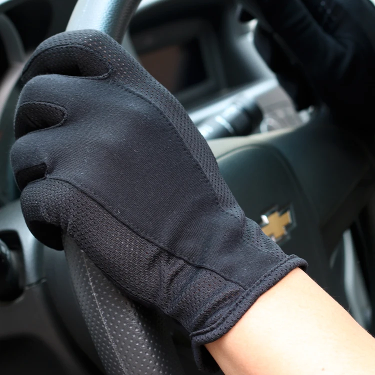 

Freeshipping 2 pairs Anti-UV Man driving protecting anti-slip glove full-finger anti-slipped gloves for winter/spring autumn