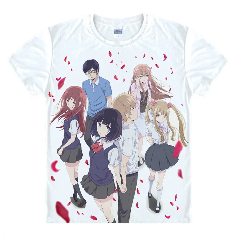 Женская Аниме-рубашка с изображением пожеланий спермы футболки в разных стилях