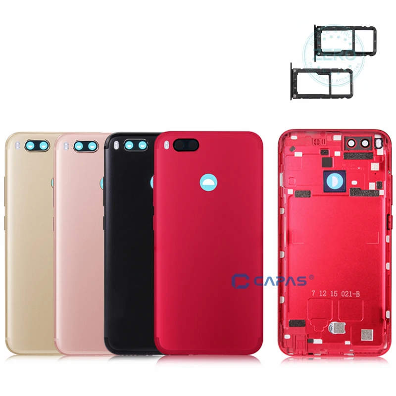 Для Xiaomi Mi A1 задняя батарея корпус металлическая крышка+ держатель для карт для Xiaomi Mi 5X A1 задняя крышка Запасные части