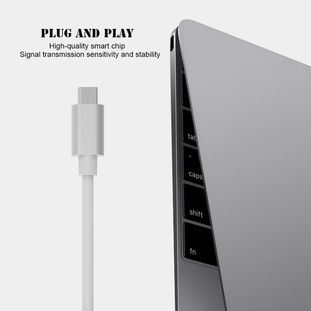 USB 3,1 type-C до 2K HDMI USB 3,0 USB-C многопортовый зарядный порт OTG Кабель-адаптер для Macbook 1" цифровой камеры HDTV проектор