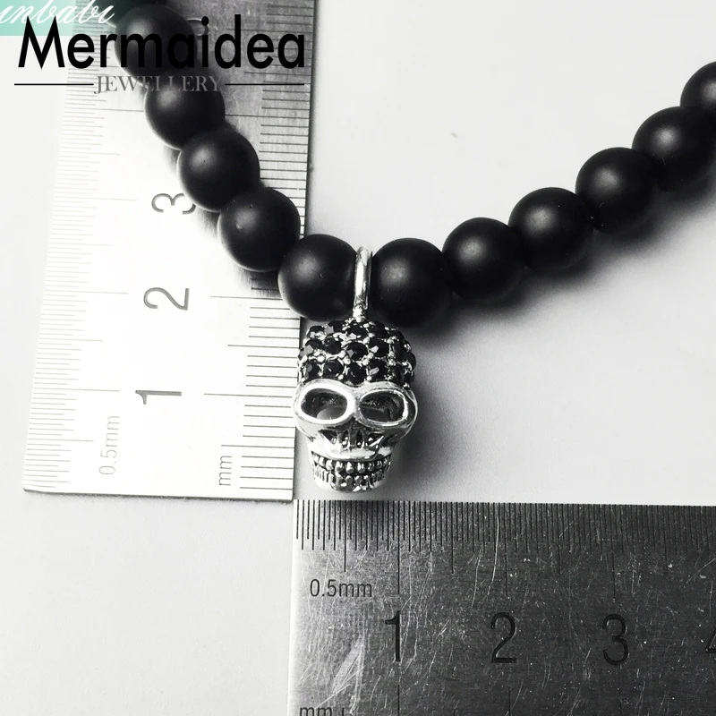 Beads Necklace Skull Trendy Gift Women Men Heart Rebel silver plated Fashion Jewelry Wholesale | Украшения и аксессуары