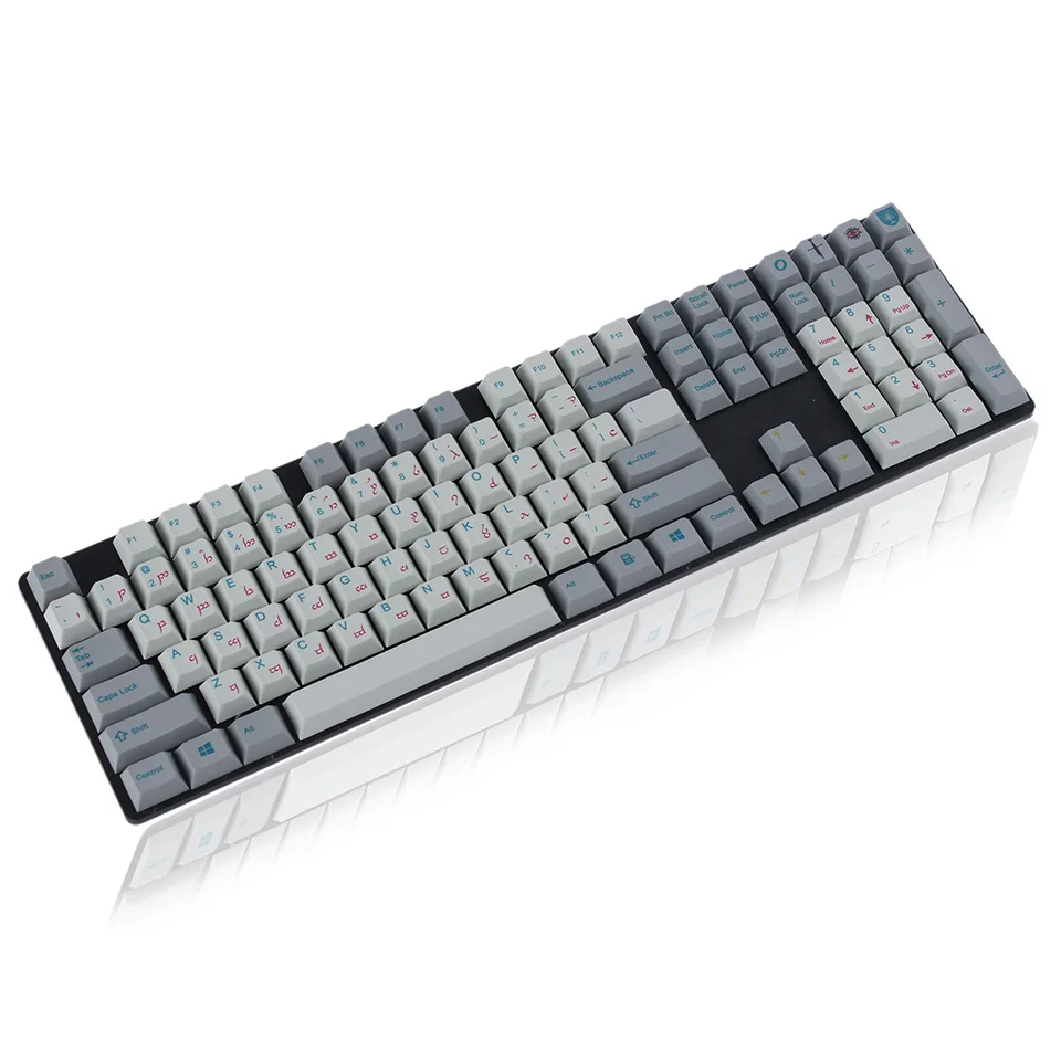 108 YMDK 108 PBT сублимационный краситель sub GKAK Elves Keyset для стандартного ANSI 108 87 61 MX механическая клавиатура очистка штока - Цвет: 108
