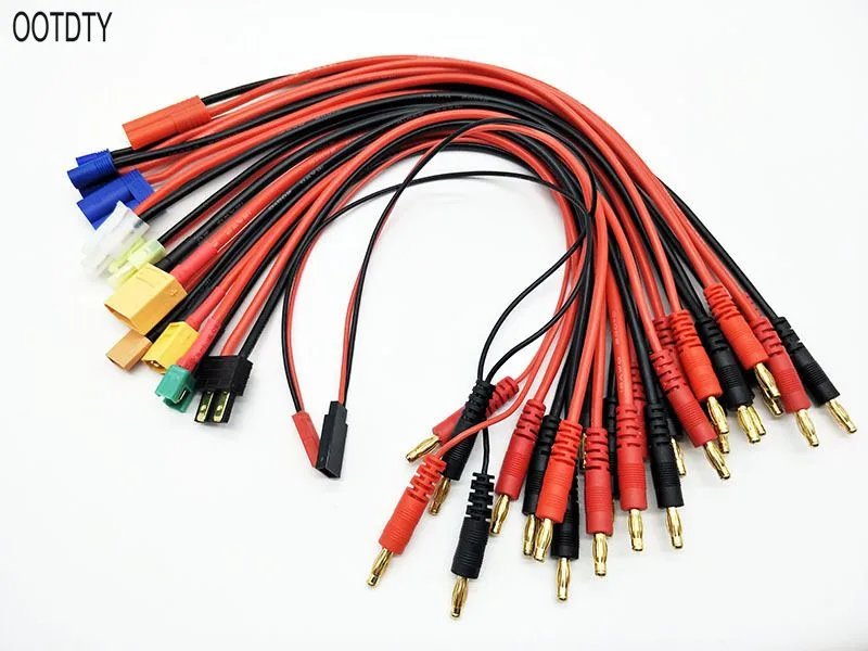 OOTDTY Lipo батарея мульти зарядный разъем преобразования кабельной линии для IMAX B6 зарядное устройство RC часть 4 мм Пуля банан