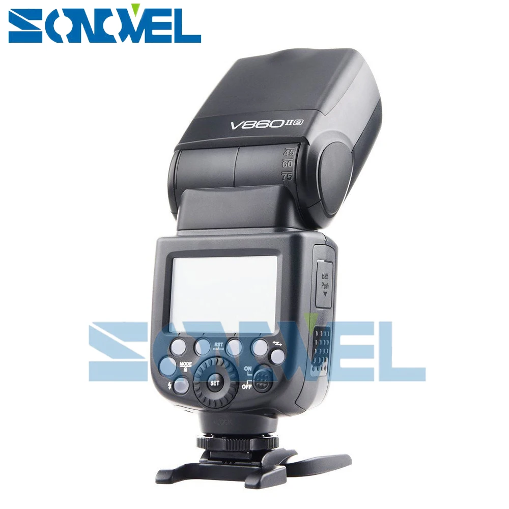 2X Godox V860II-S TTL 2.4G GN60 Wireless Li-ion Flash Speedlite+X1T-S Transmitter for Sony A7R A7S A7II A7RIII A3500 A6500 A6300 |