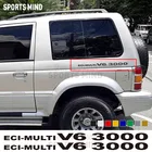 2 X ECI-multi V6 3000 для Mitsubishi Pajero Shogun Montero Side MK2 V20, автомобильные наклейки, наклейки, автостайлинг