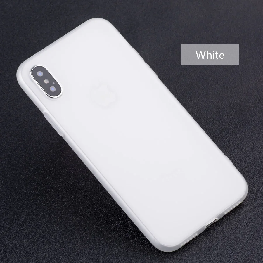 Белый IQD для iphone X, 8, 7, 6s, 6 Plus, чехол, прозрачный, тонкий, мягкий, TPU, защитный, прозрачный, бампер, чехол для iphone se, 5, 5s, xs max, xr x - Цвет: Белый