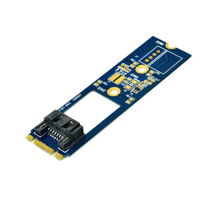 Адаптер M2 SATA преобразователь карты памяти ID KEY M.2 NGFF SSD на 7Pin адаптер плата карта