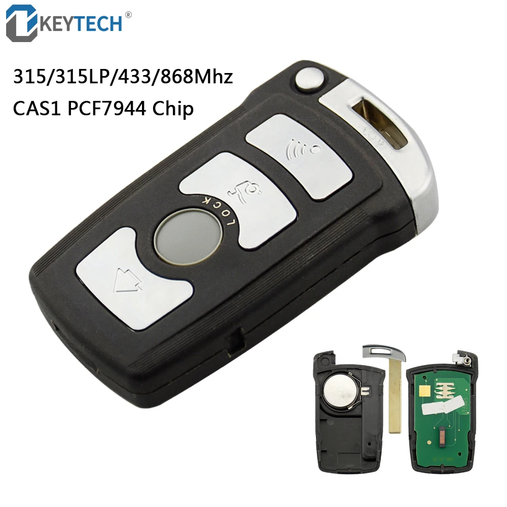 OkeyTech 315/315LP/43/868 МГц PCF7944 чип CAS1 умный корпус автомобильного ключа дистанционного