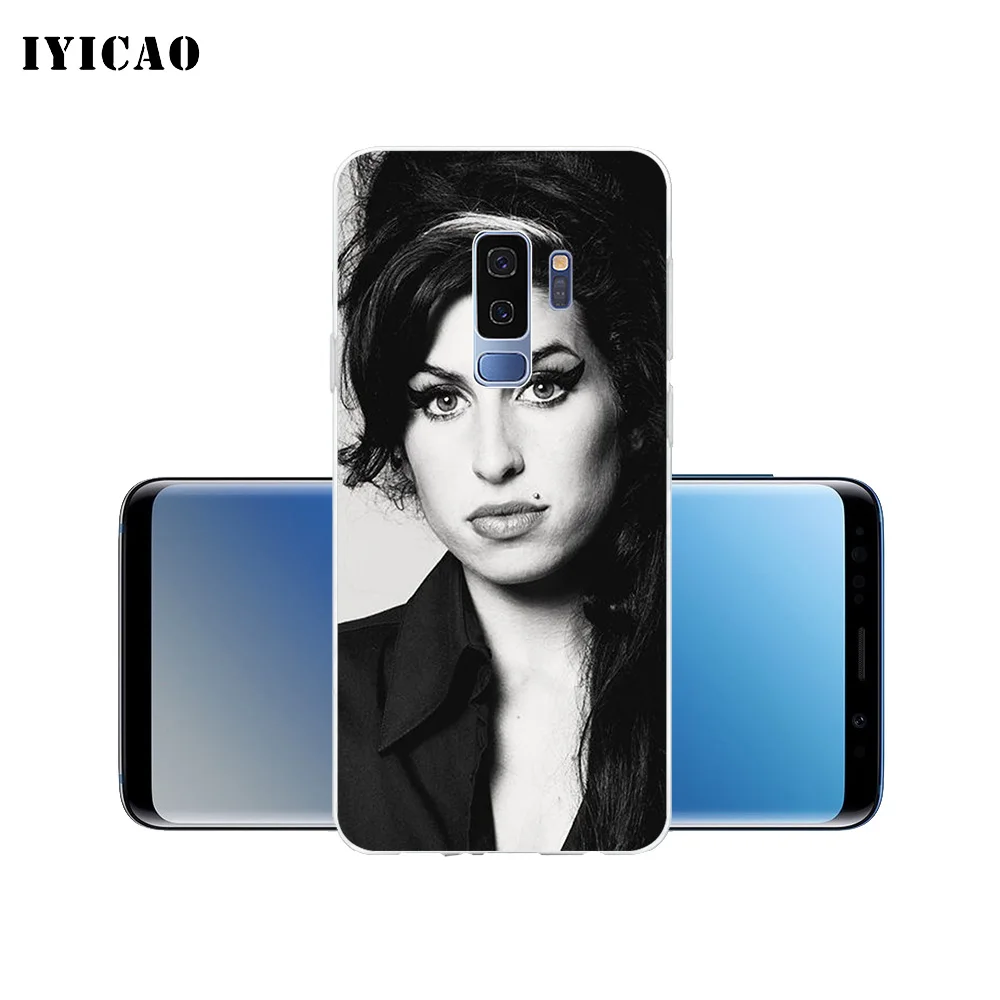 IYICAO Amy Winehouse Мягкий силиконовый чехол для телефона Samsung Galaxy S10e S10 S9 S8 Plus S7 Edge TPU