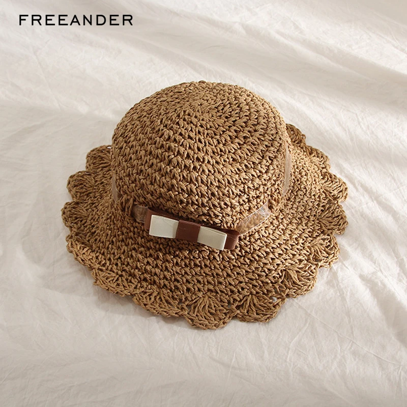Freeander 2018 новые модные шляпы Fedoras Складная Кепка однотонные пляжные Панамы Шляпа