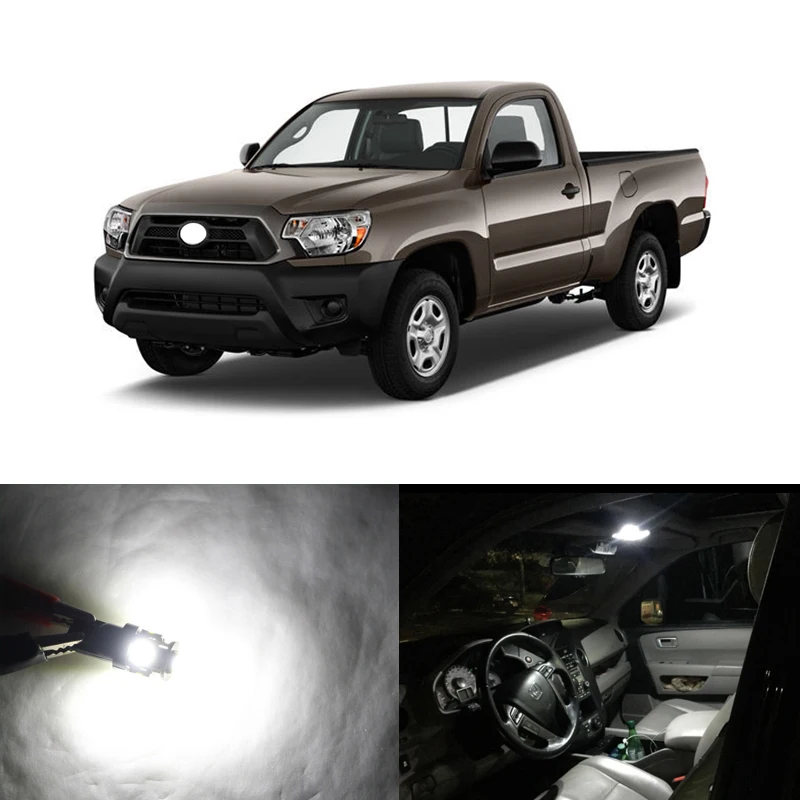 Комплект для Toyota Tacoma 2005-2015 светодиодные лампы внутреннего освещения белого цвета