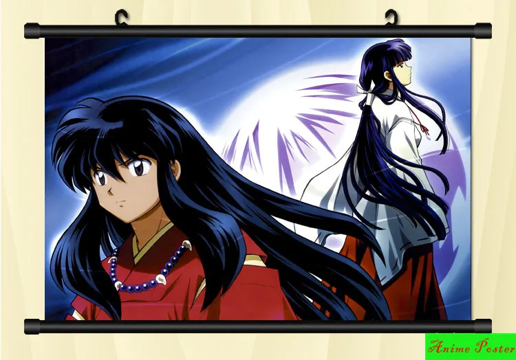 Аниме постер Inuyasha настенная прокрутка печатная картина домашний декор японский