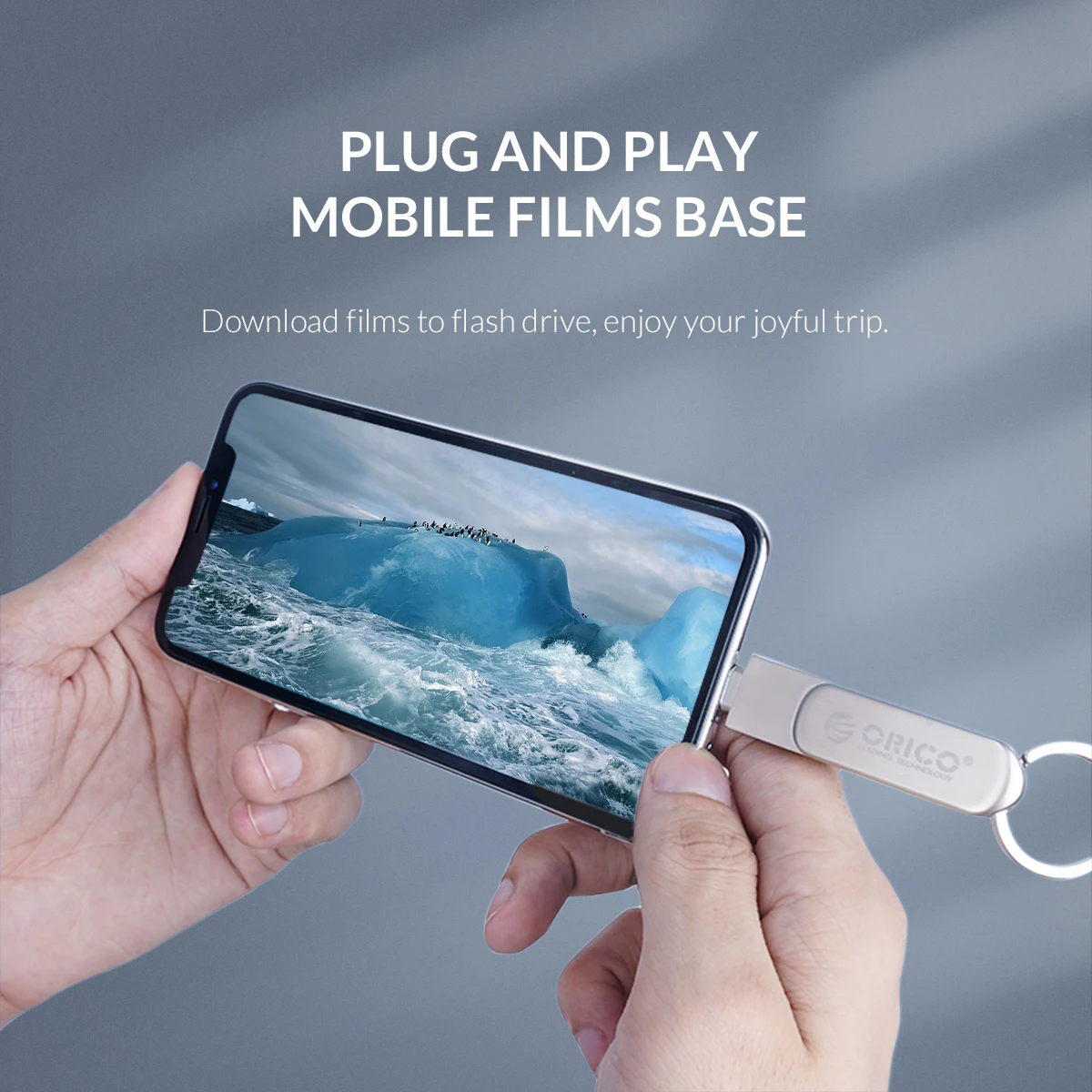 ORICO 3 в 1 u-диск 64 г 32 г USB флеш-накопитель освещение Micro B USB3.0 интерфейс флэш-диск поддержка для IOS/Andriod/PC систем