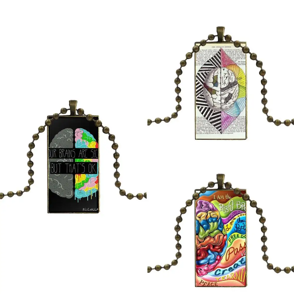 Для рождественского подарка левое правое искусство мозга милое ювелирное