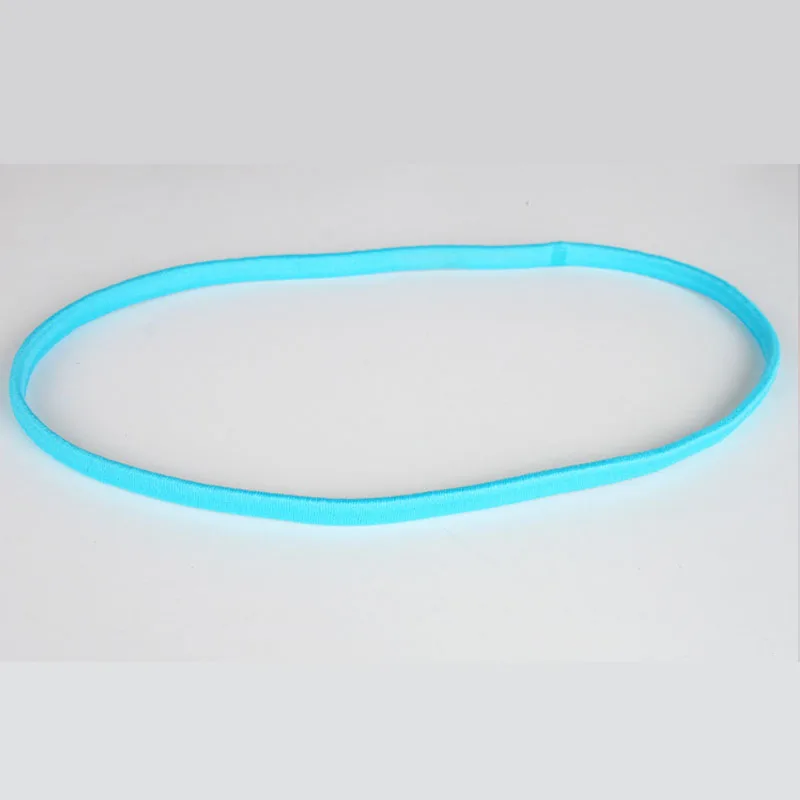 Blue Yoga Headbands Разноцветные женские и мужские эластичные спортивные Напульсник для йоги, повязки на голову, нескользящие повязки на голову для йоги, тканевые повязки на голову для бега - Цвет: Blue Yoga Headbands