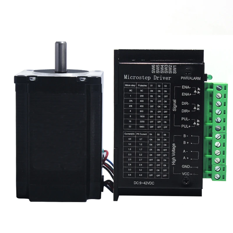 Шаговый двигатель Nema 23 57BYG250D 57 двигателей 2 5 Нм с обновлением TB6600/DM542 драйвер
