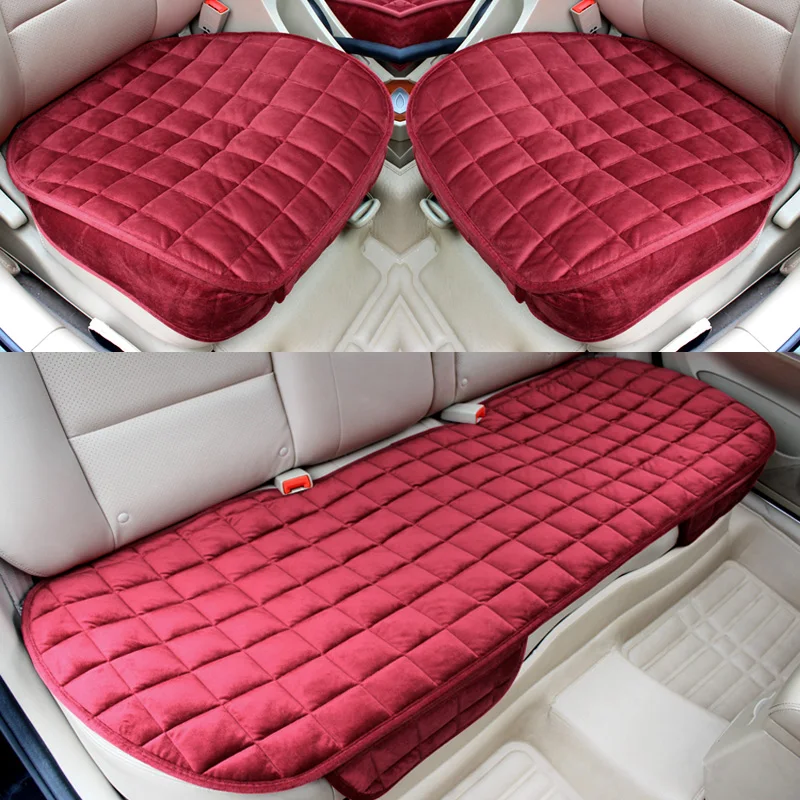 Comprare 3 Pz/set Accessori Per Interni Auto Inverno Caldo Di Cotone Copertura Di Sede Dell'automobile Universale Cuscino Protector Zerbino Per La Maggior Parte Delle Auto Granta Vesta