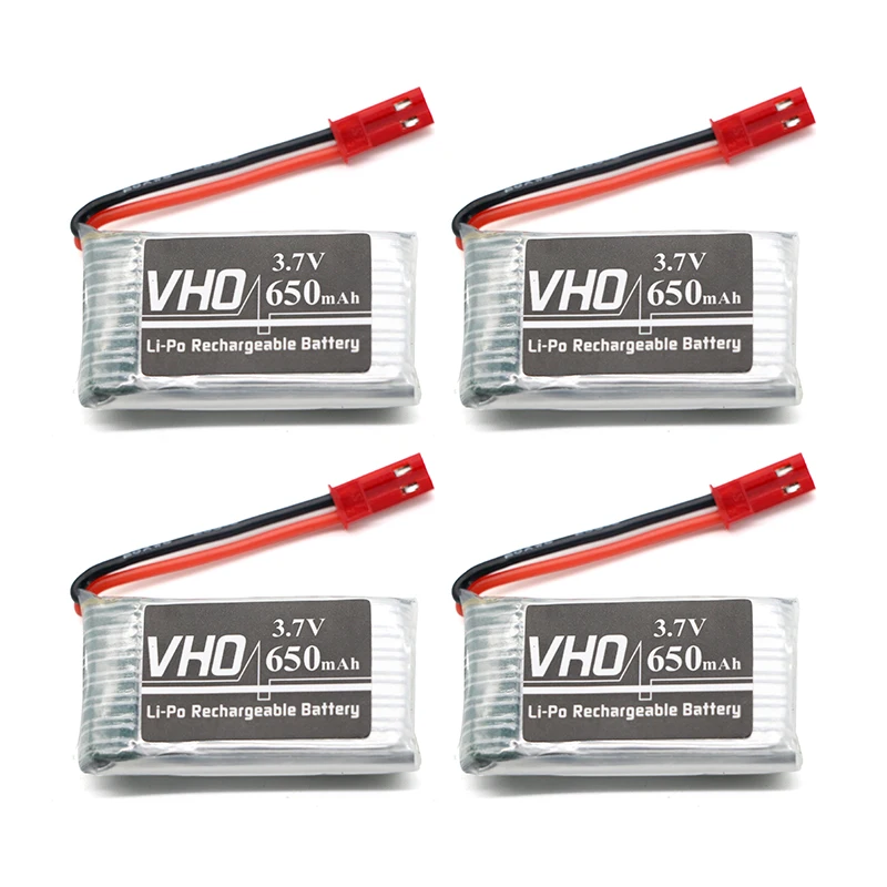 VHO 4 шт. Липо 3.7 В 650 мАч 25C Quadcopter FY550 HJ818 HJ819 высокая износостойкость Высокая точность