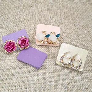 Серьги-карты, X см, 1 пара = 100 шт. 9 цветов на выбор