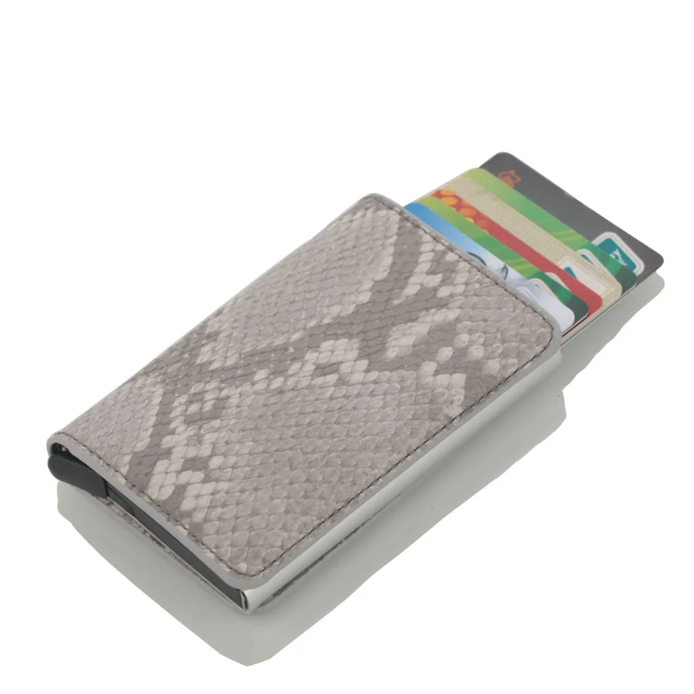 Новый Кошелек для карт мужская мода держатель кредитных блокировка Rfid кошелек