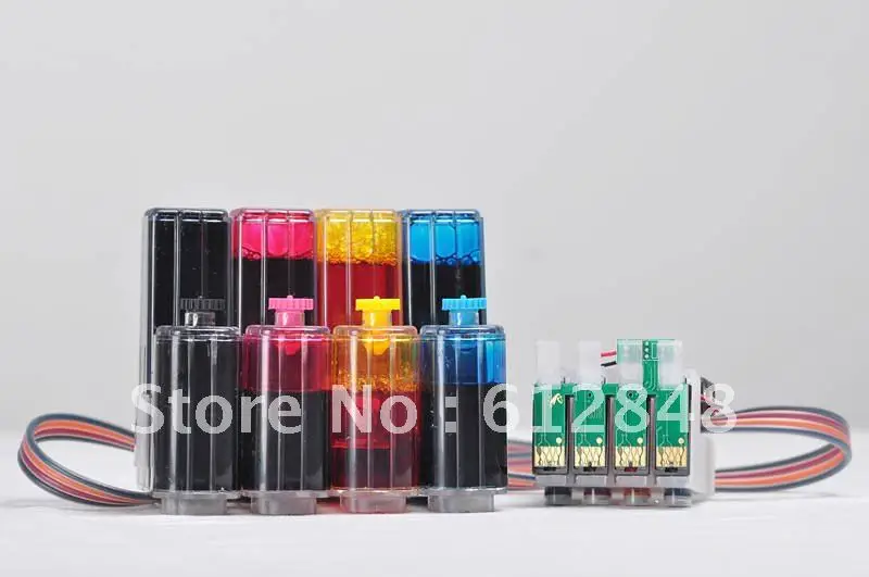 T0711 СНПЧ для epson DX4400 DX4450 DX5000 DX5050 DX6000 DX6050 DX7000 DX7000F DX7400 DX7450 DX8400 DX8450 DX9400F чернил