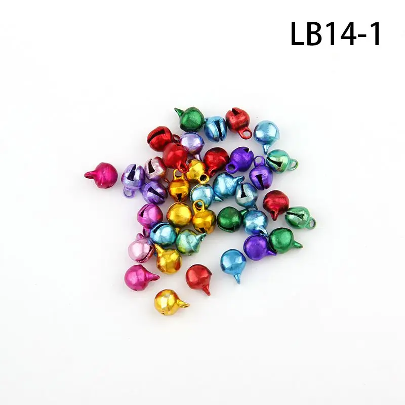 Wholesale100pc/50 шт 6/8/10/12 мм смесь цветов свободные бусины маленькие колокольчики