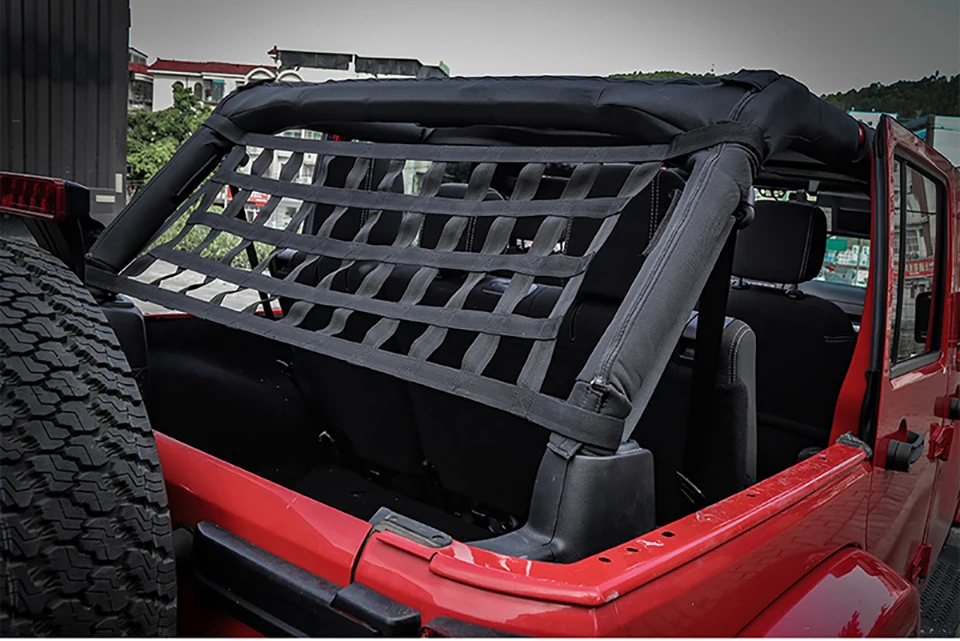 BAWA Авто крыша хранения сетка гамак для Jeep Wrangler YJ TJ JK JKU JL JLU 1987- многофункциональная сетка грузовая
