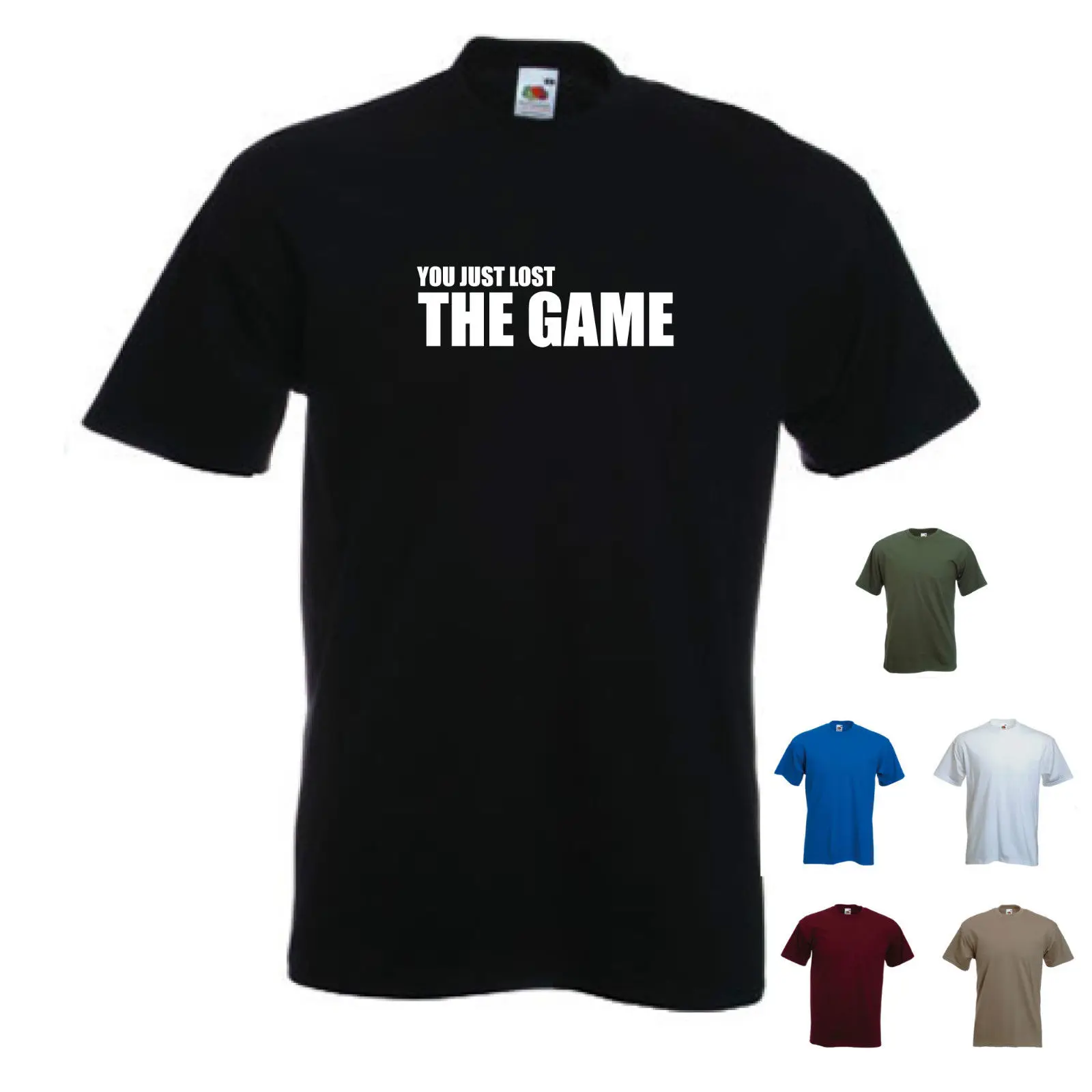 You just lost The Game' Mind интернет i Geek шутливая футболка TeeNew футболки смешные топы