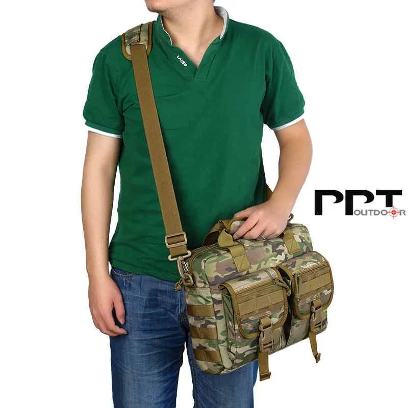 

E.T Dragon Military Shoulder Bag Messenger Bag High quality hot sale 1000D Cordura fabrics for 14 inches computer PP5-0046