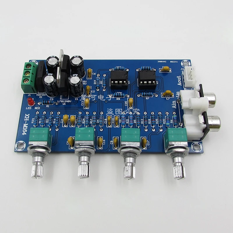 Предварительный усилитель NE5532 плата регулировки звука двойная AC12V HIFI
