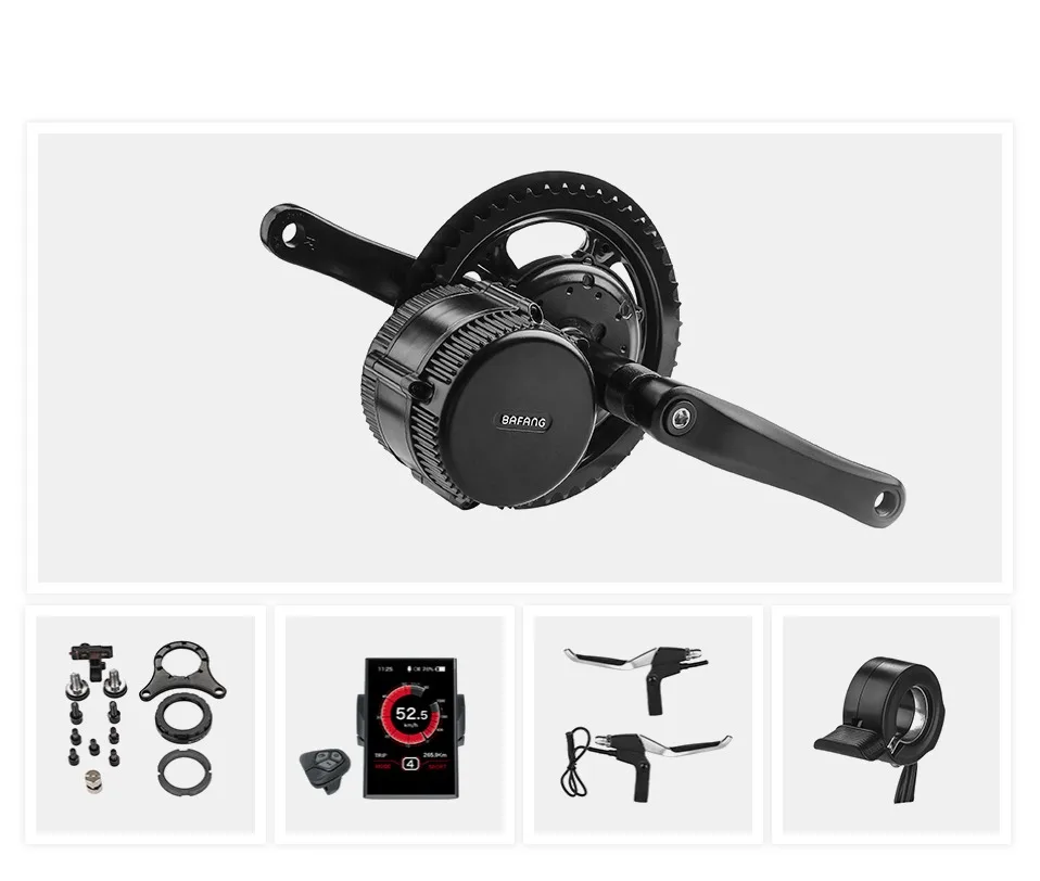 BAFANG BBS02 е-байка 36В 500 Вт середине приводной двигатель Crank мотор Наборы Bafang двигателя BBS02B 8FUN 500 Вт Мотор Наборы C18 Дисплей