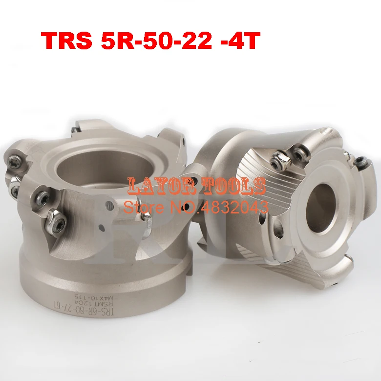 

TRS 5R-50-22-4 T торцевая фреза для фрезерования, неровная плоская резка, фреза с ЧПУ