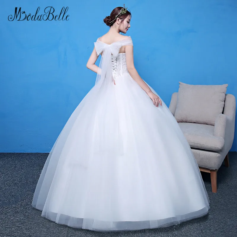 Modabelle романтическое китайское свадебное платье белое Vestido Casamento Praia милое длинное